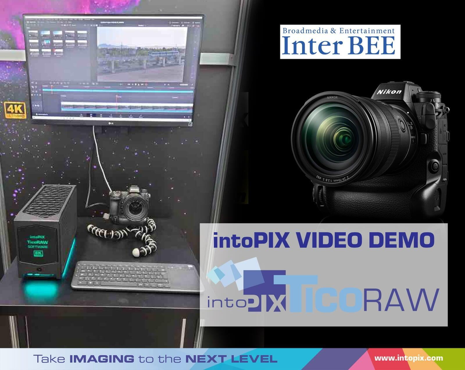 Démonstration vidéo japonaise de InterBEE 2022 : intoPIX TicoRAW  intégré dans le nouveau Nikon Z9